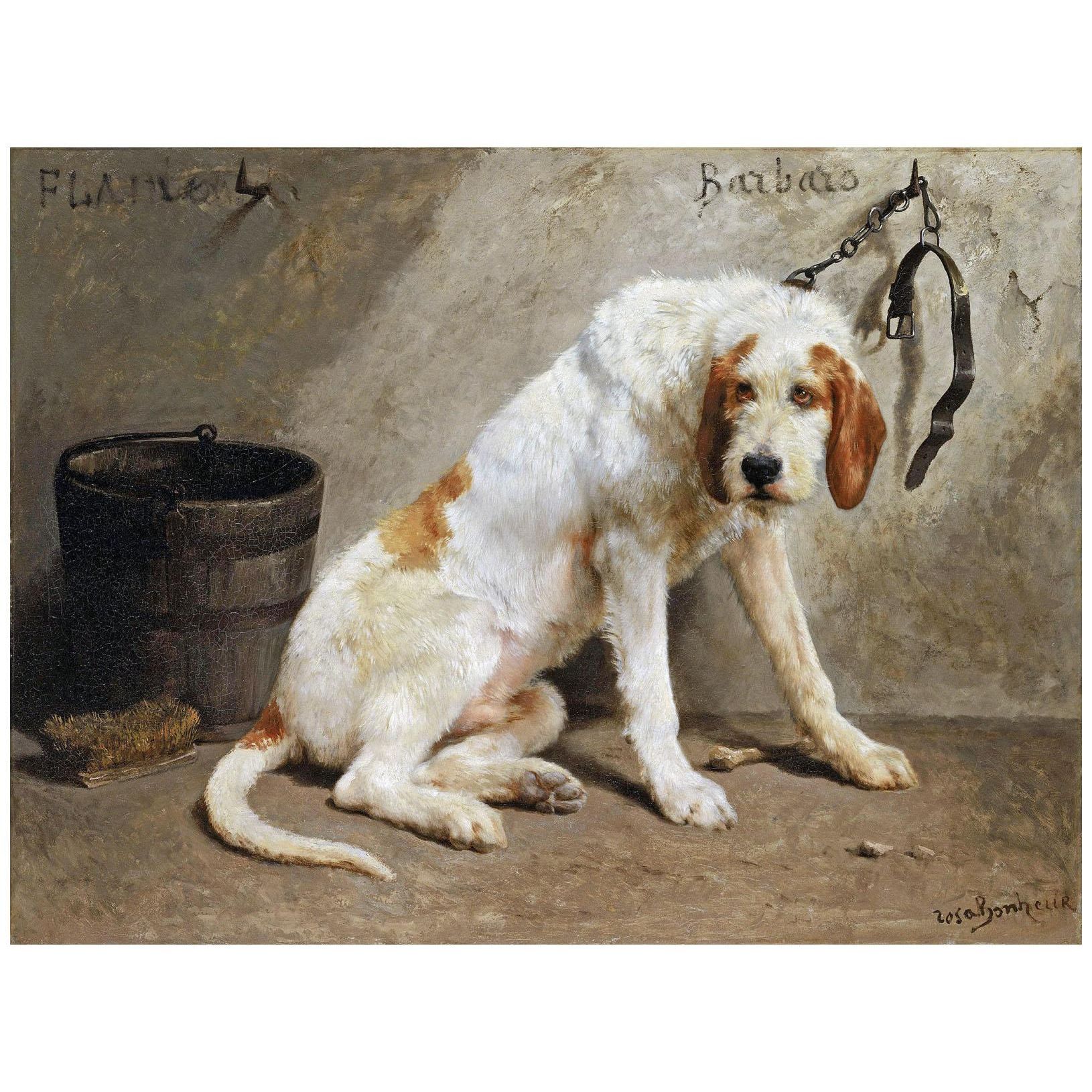 Rosa Bonheur. Barbaro après la chasse. 1858. Philadelphia Museum of Art