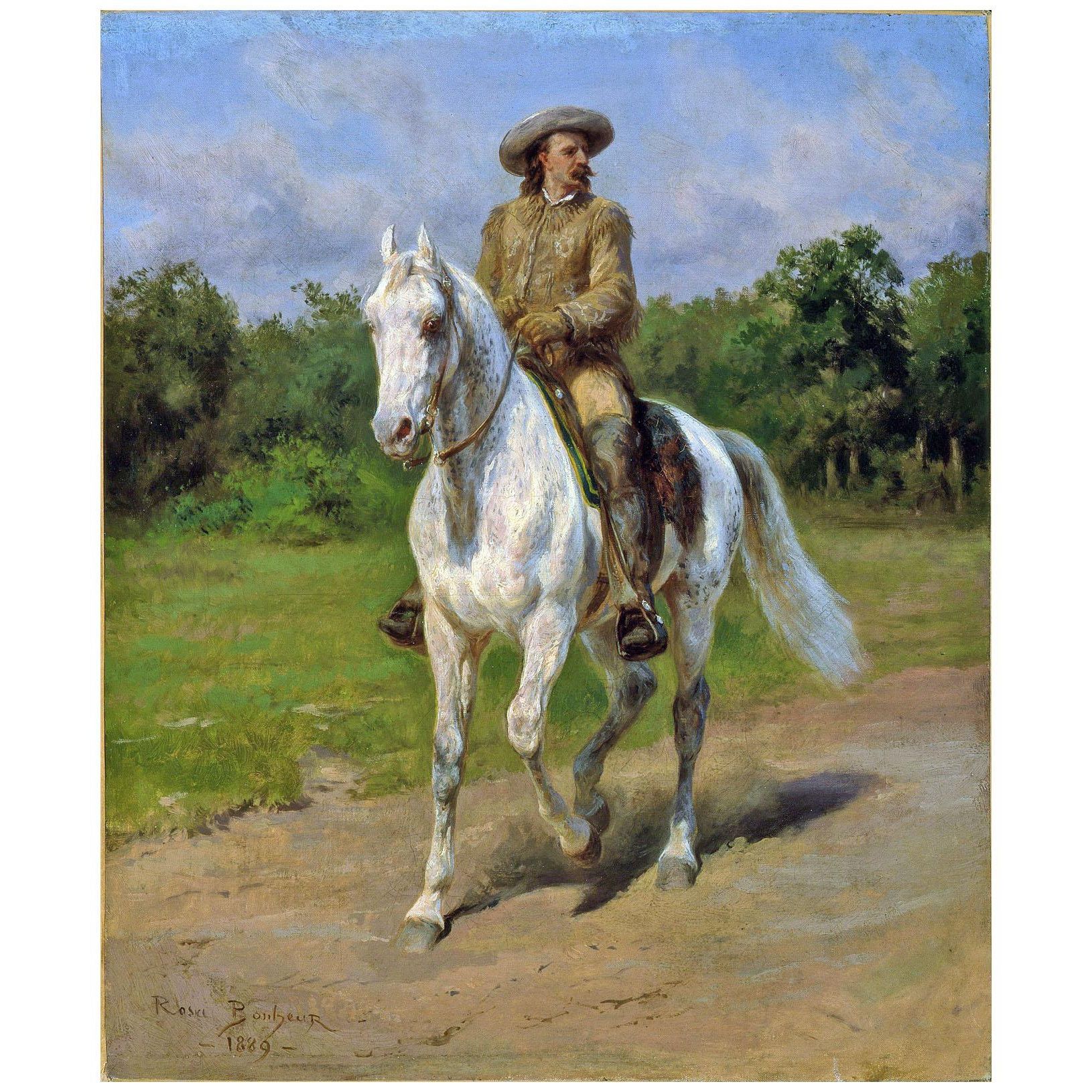Rosa Bonheur. Buffalo Bill. 1889. Whitney Art Museum, Cody