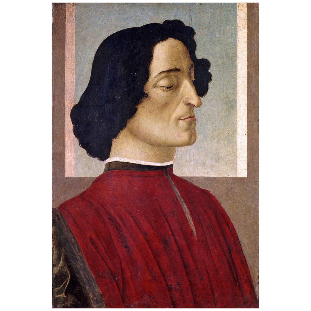 Sandro Botticelli. Giuliano di Medici. 1475. Accademia Carrara, Bergamo