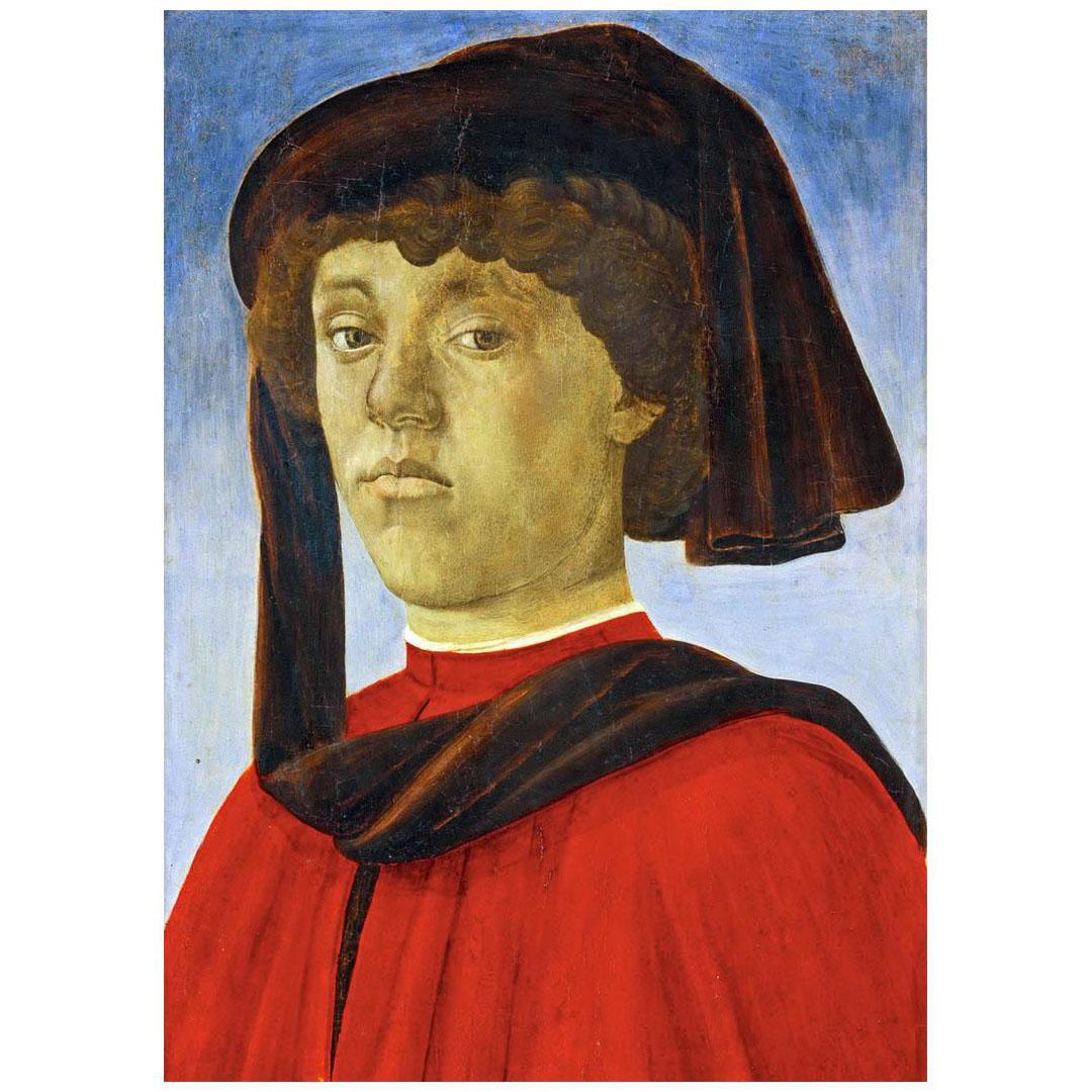Sandro Botticelli. Ritratto di un giovane uomo. 1469. Palazzo Pitti, Firenze