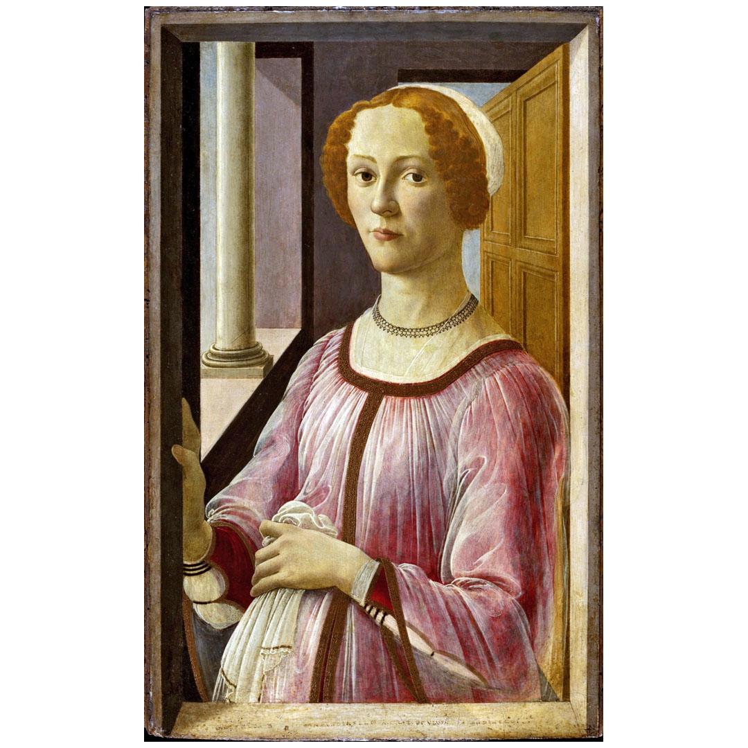 Sandro Botticelli. Smeralda Brandini. 1470-1475. Victoria and Albert Museum