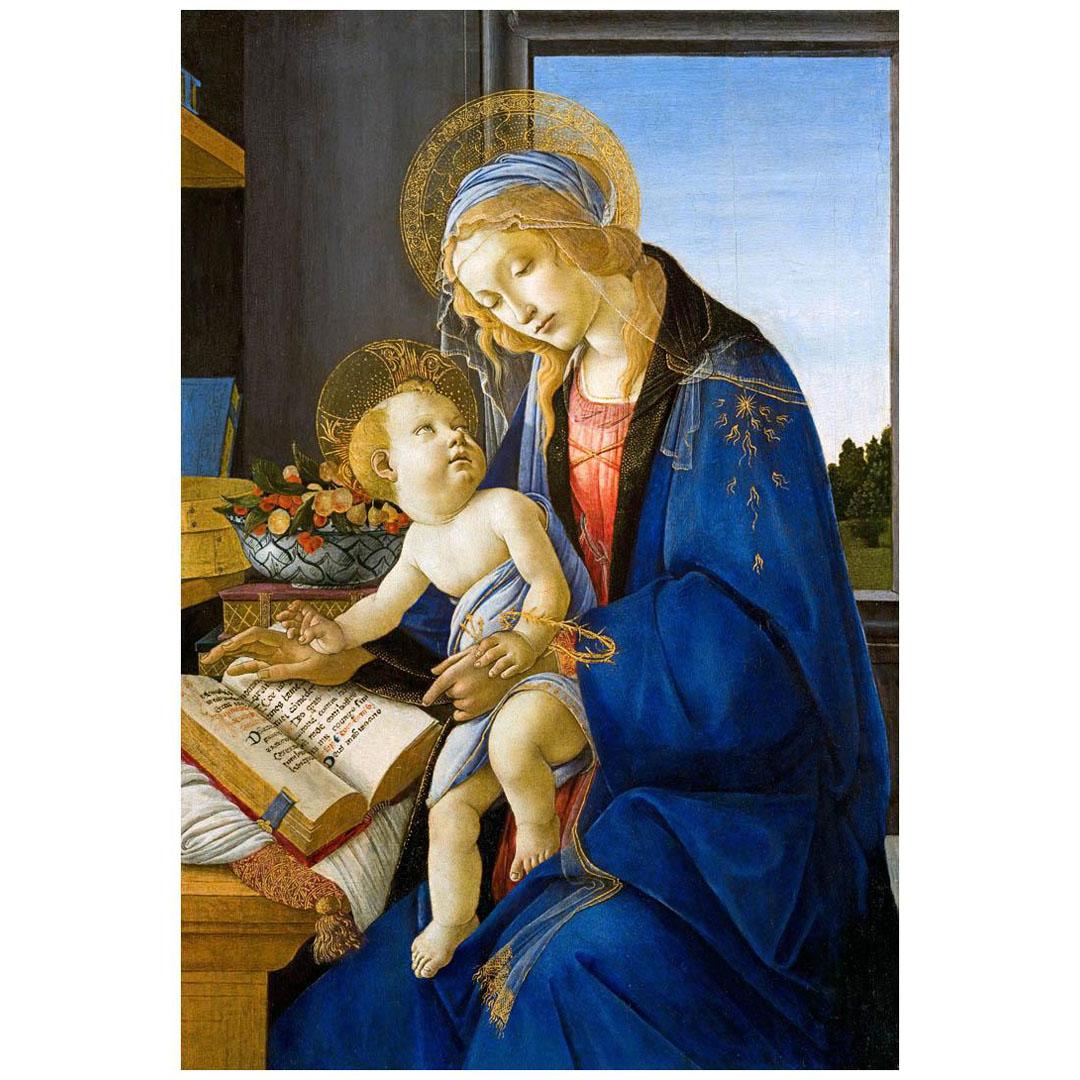 Sandro Botticelli. Madonna del Libro. 1480-1481. Poldi Pezzoli, Milano