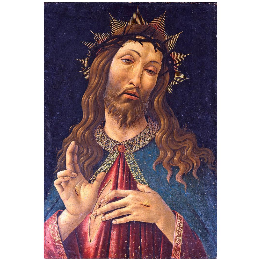 Sandro Botticelli. Cristo coronato di spine. 1500. Accademia Carrara, Bergamo
