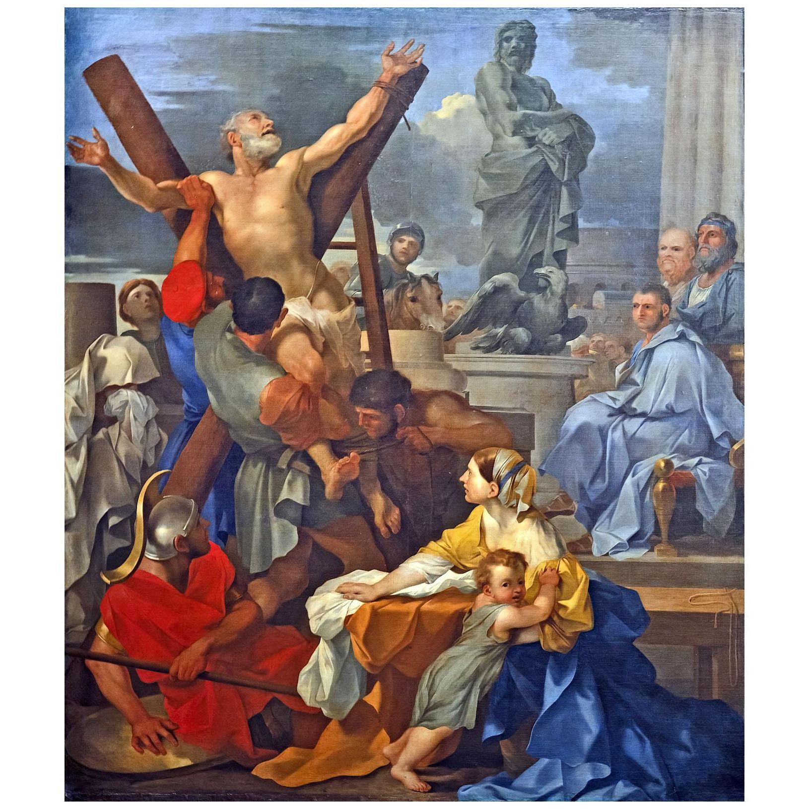 Sebastien Bourdon. Le Martyre de Saint André. 1645. Musee des Augustins Toulouse