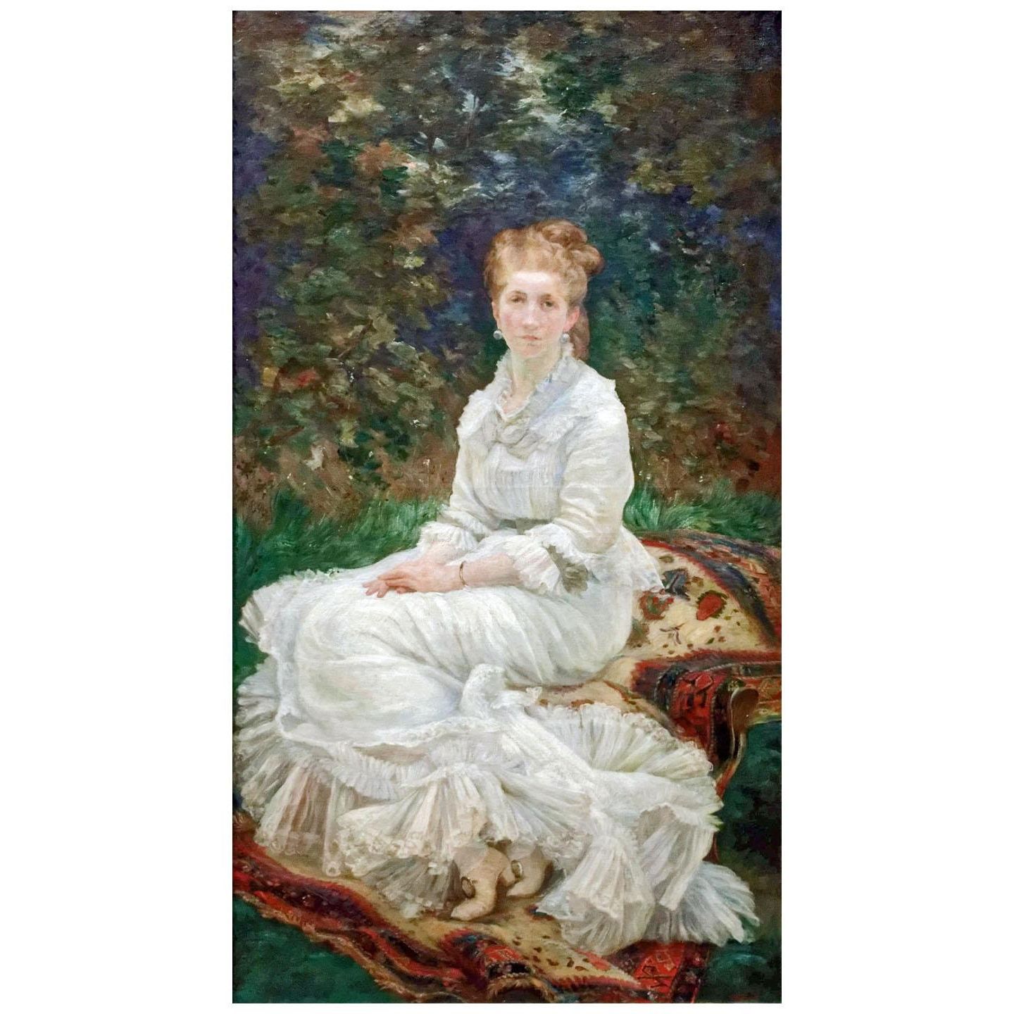 Marie Bracquemond. La Dame en blanc. 1880. Musée d'Orsay