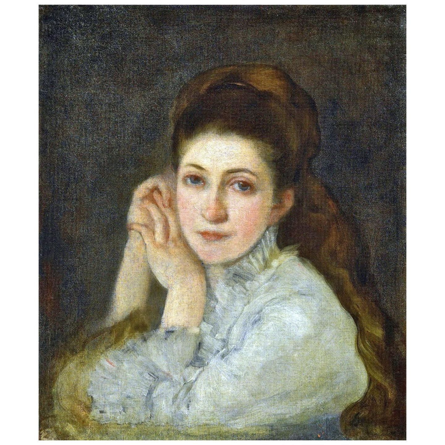 Marie Bracquemond. Portrait de Louise. 1877. Private collection