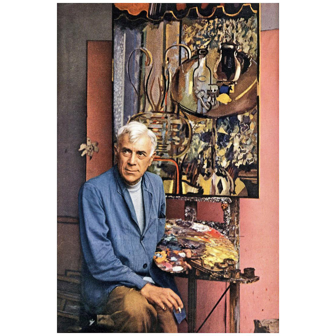 Georges Braque. Photographie de 1949