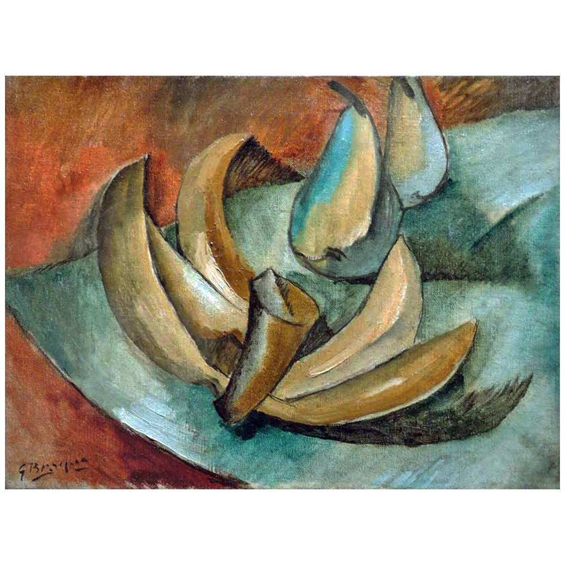 Georges Braque. Cinq bananes et deux poires. 1908. Centre Pompidou Paris