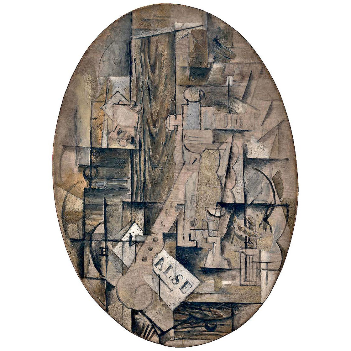 Georges Braque. La Clarinette (Valse). 1912. Guggenheim Museo Venise