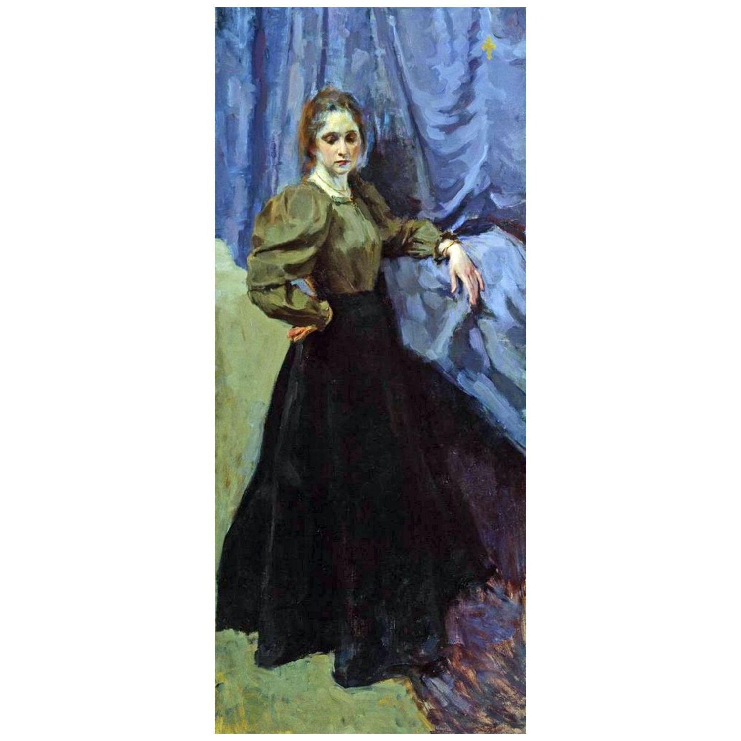 Осип Браз. Портрет Е.М. Мартыновой. 1896. Третьяковская галерея