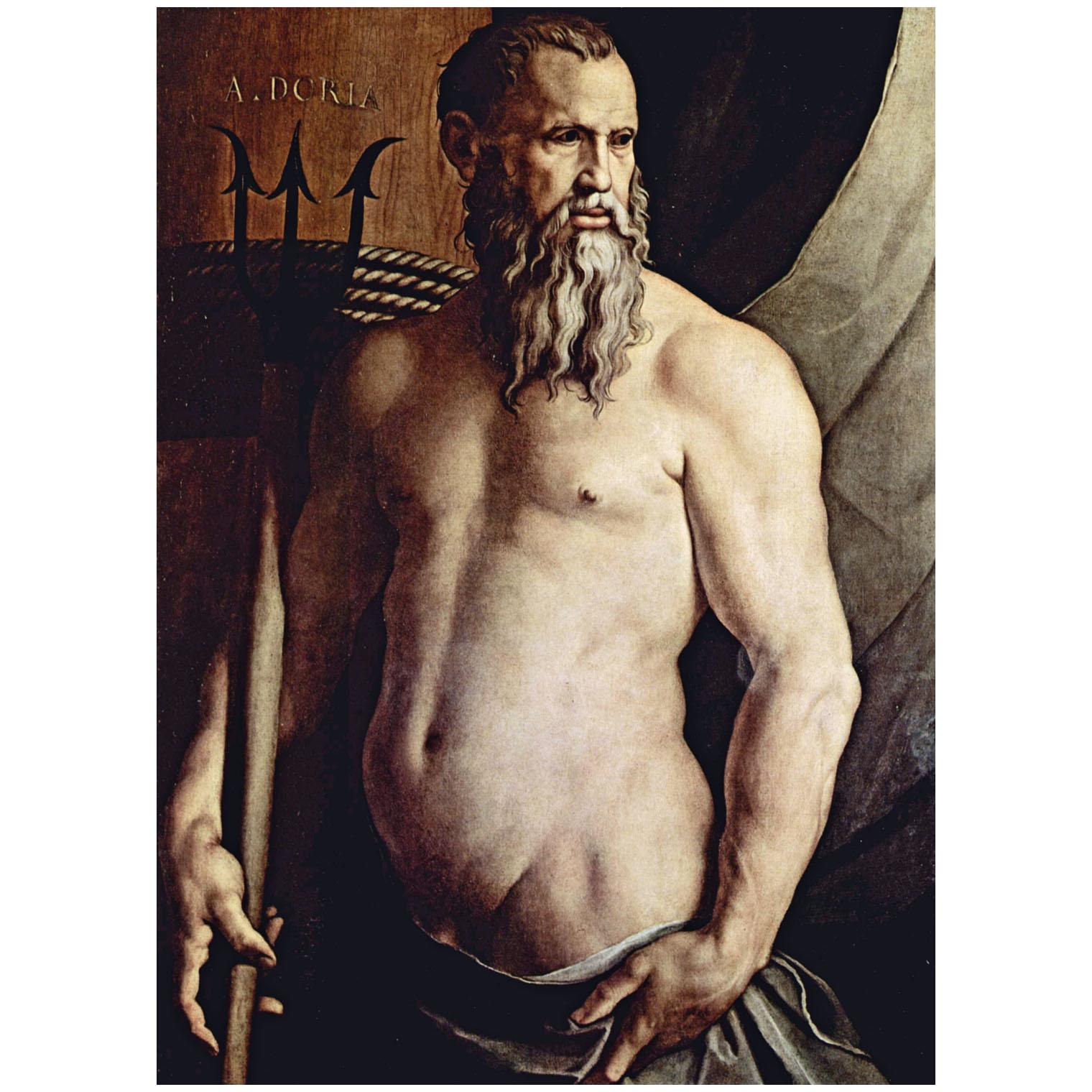 Agnolo Bronzino. Andrea Doria come Nettuno. 1550–1555. Pinacoteca di Brera Milano