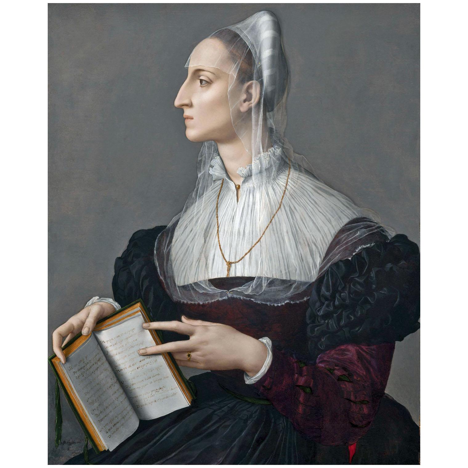 Agnolo Bronzino. Ritratto di Laura Battiferri. 1550-1555. Palazzo Vecchio Venezia