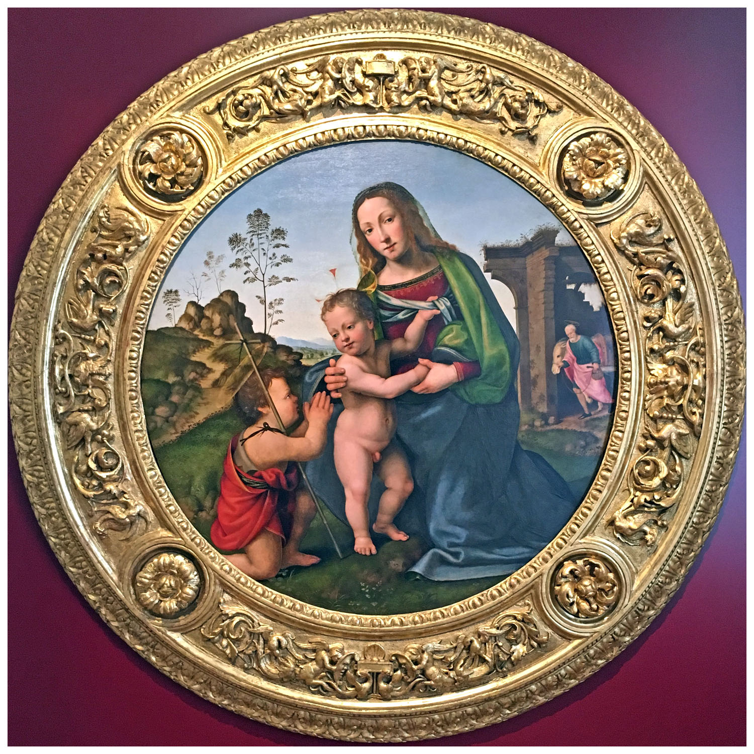 Giuliano Bugiardini. La Sacra Famiglia. 1510. Galleria Sabauda Torino