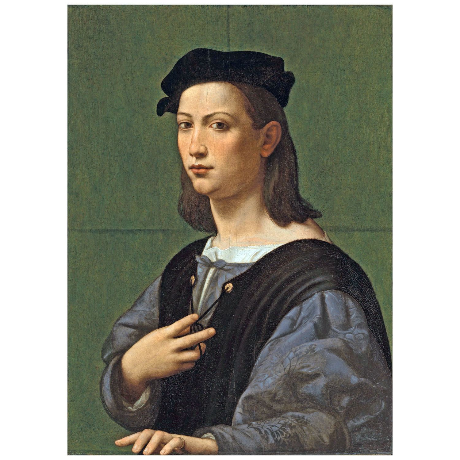 Giuliano Bugiardini. Ritratto di un giovane uomo. 1520. Private collection