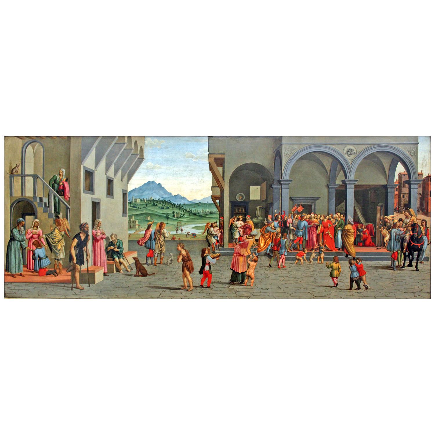 Giuliano Bugiardini. Storie del giovane Tobia. 1535. Gemaldegalerie Berlin
