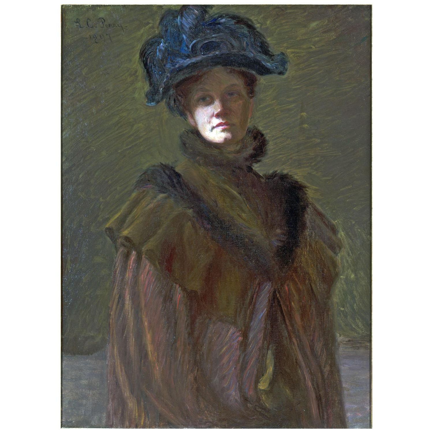 Lilla Cabot Perry. Self-portrait. 1897