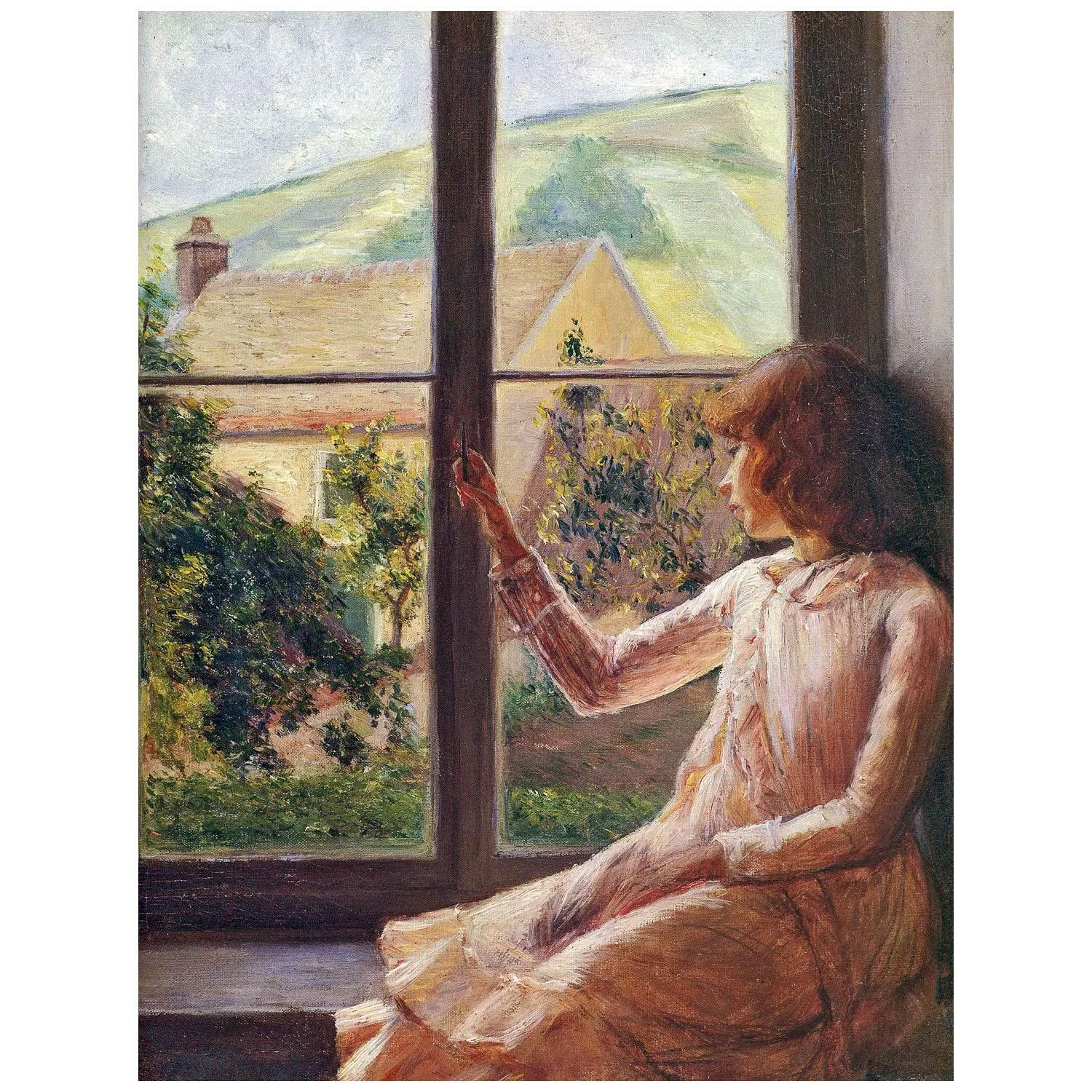 Lilla Cabot Perry. Edith Perry at the Window. 1893