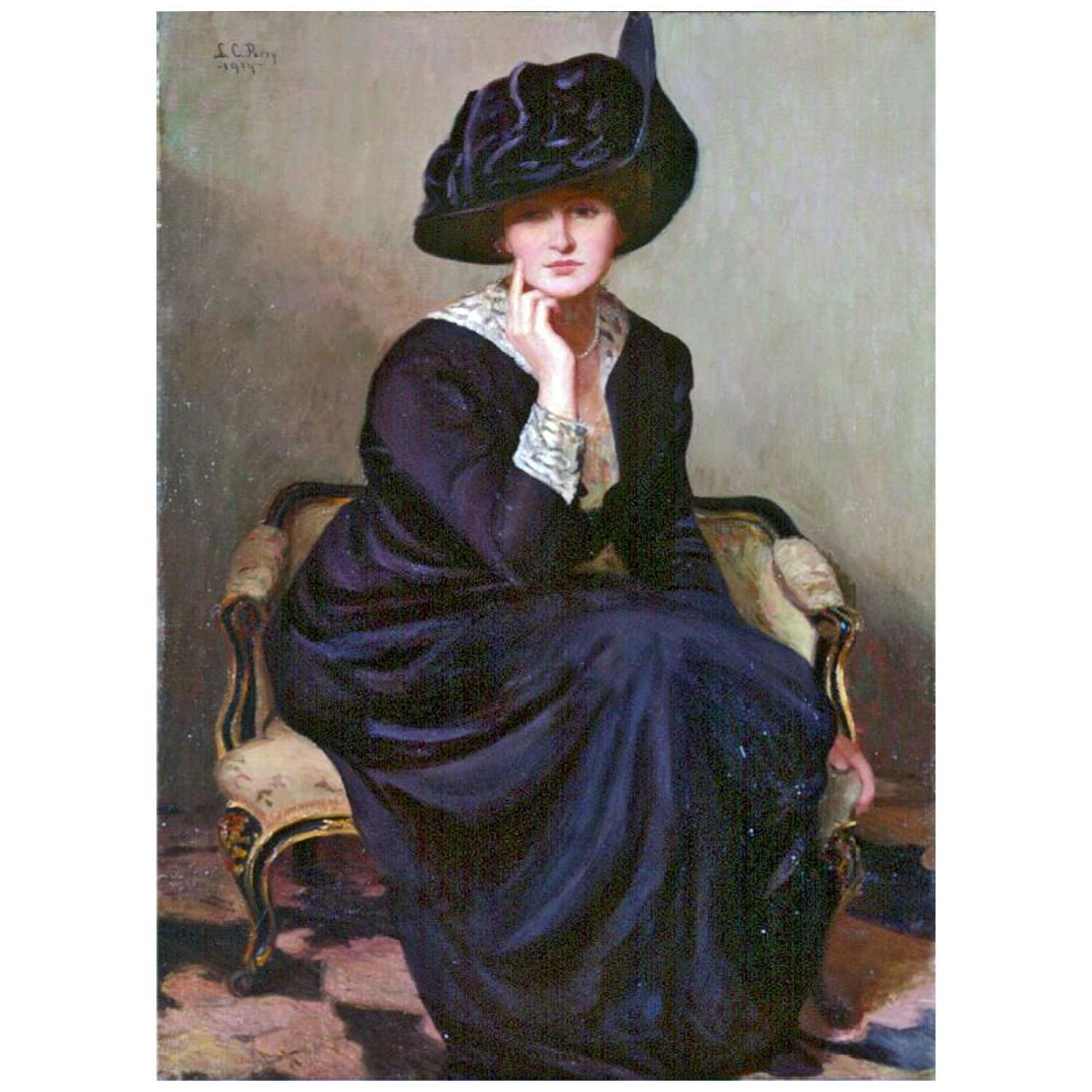 Lilla Cabot Perry. The Black Hat. 1914
