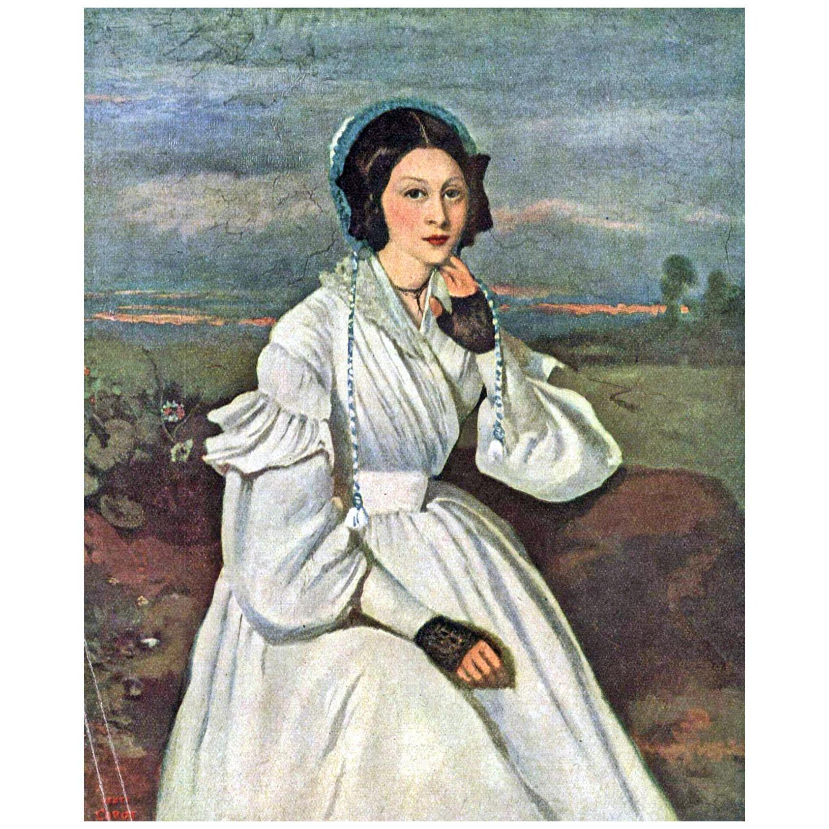 Camille Corot. Claire Sennegon. 1837. Musée du Louvre