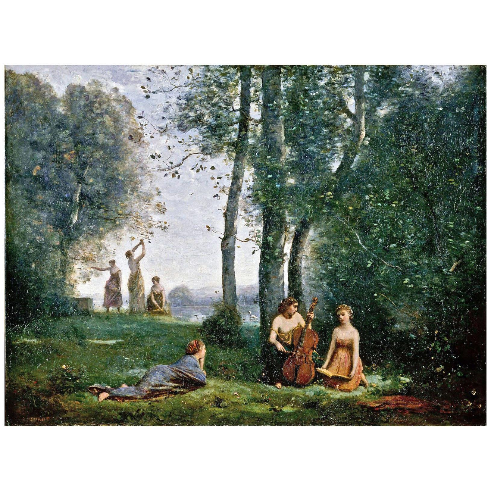 Camille Corot. Le concert champêtre. 1857. Musée Condé Chantilly