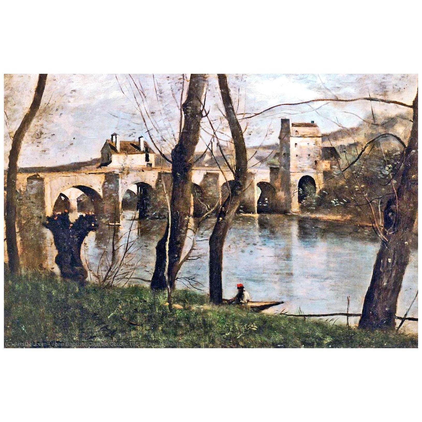 Camille Corot. Le pont de Mantes. 1868. Musée du Louvre