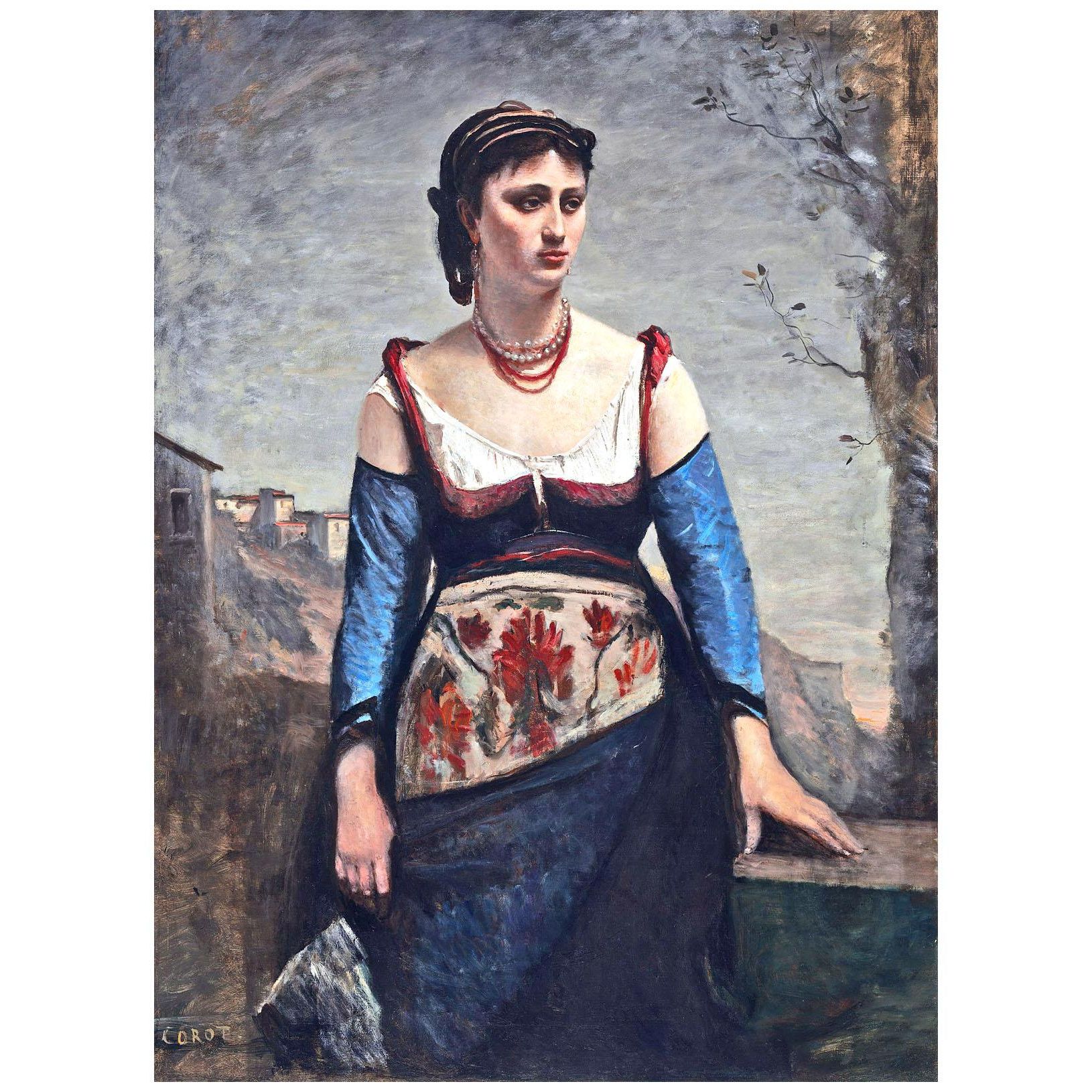 Camille Corot. Agostina. 1866. NGA Washington