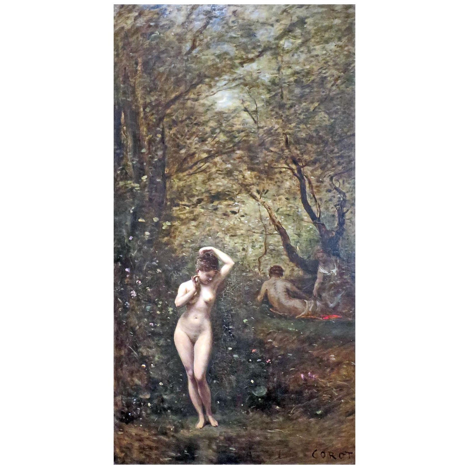 Camille Corot. Le bain de Diane. 1873. Pushkin Museum