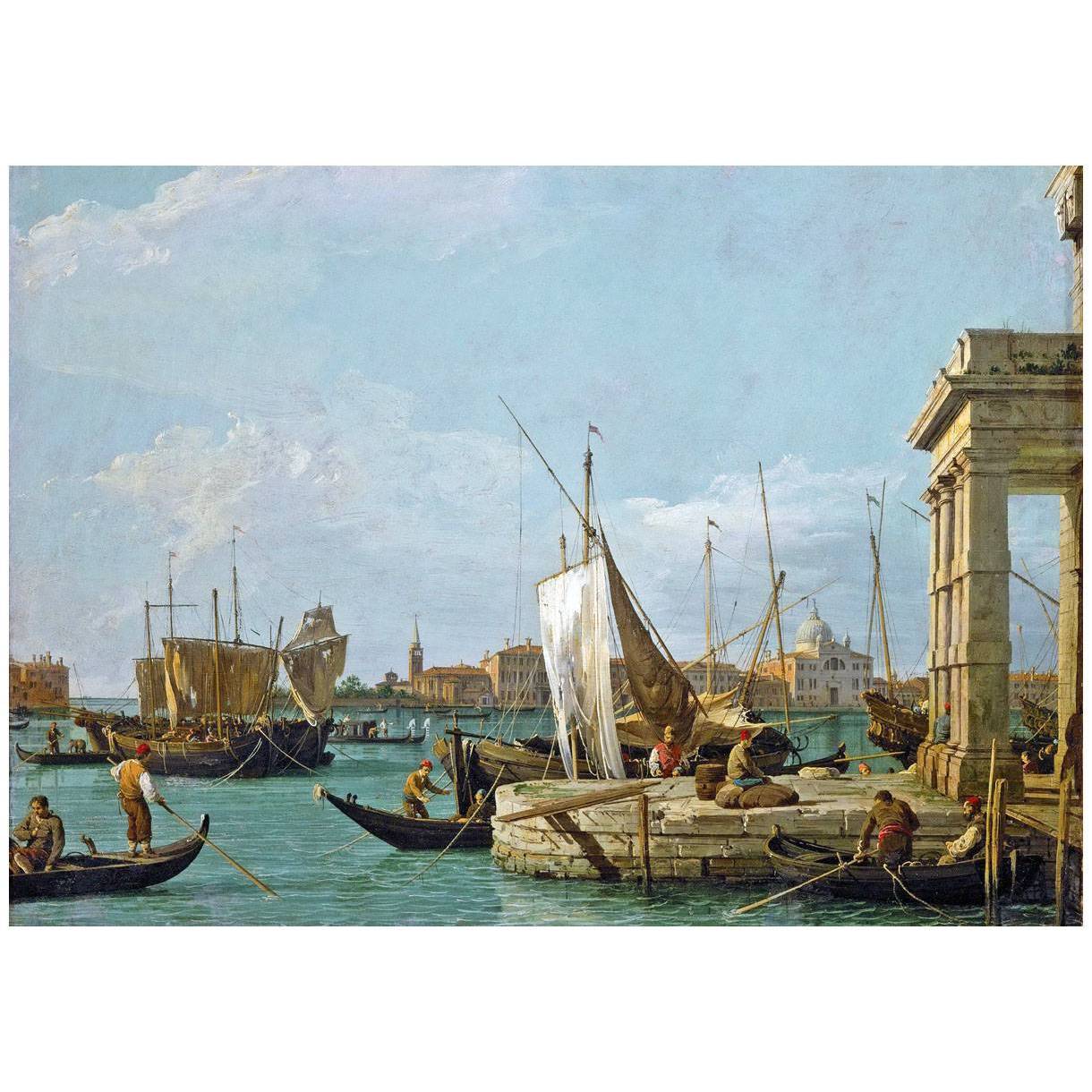 Canaletto. Dogana. 1724-1725. Kunsthistorisches Museum Wien