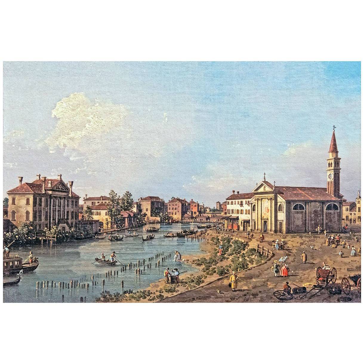 Canaletto. Veduta di Dolo. 1740. Fondation Bemberg Toulouse