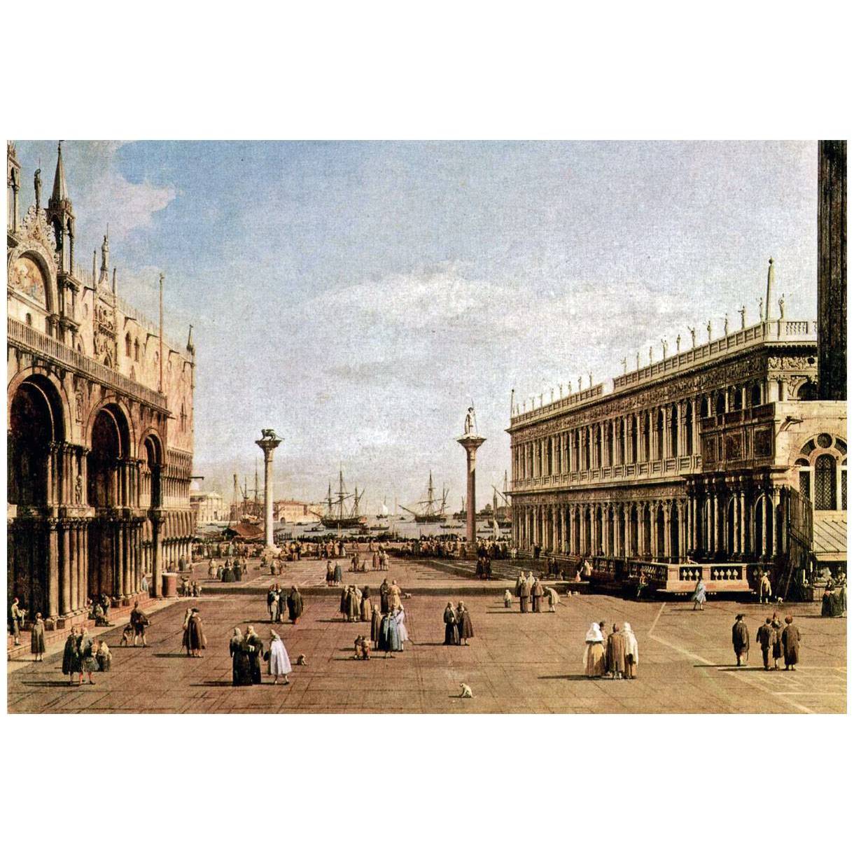 Canaletto. La Piazzetta. 1740-1750. Palazzo Barberini Roma