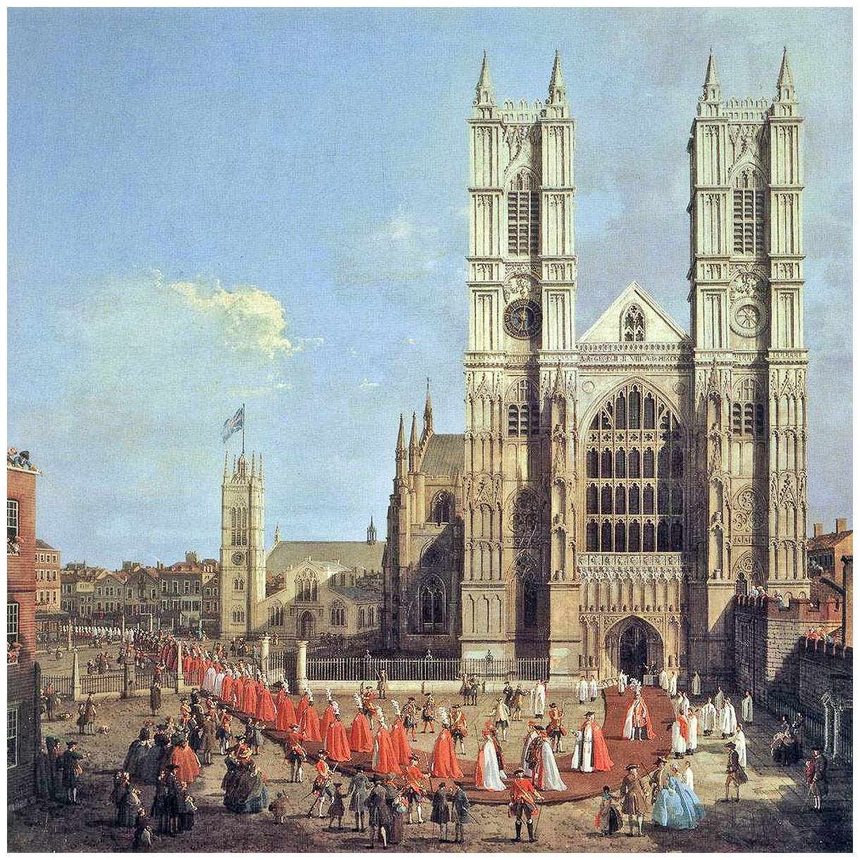 Canaletto. Westminster Abbey. 1749. Westminster Abbey London