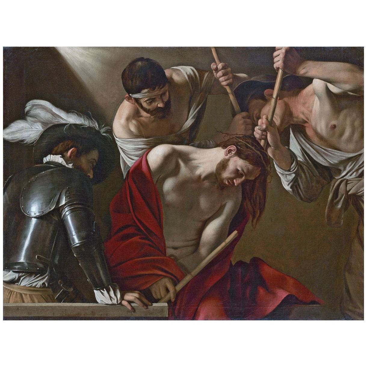Caravaggio. Coronato di spine. 1604. KHM Wien