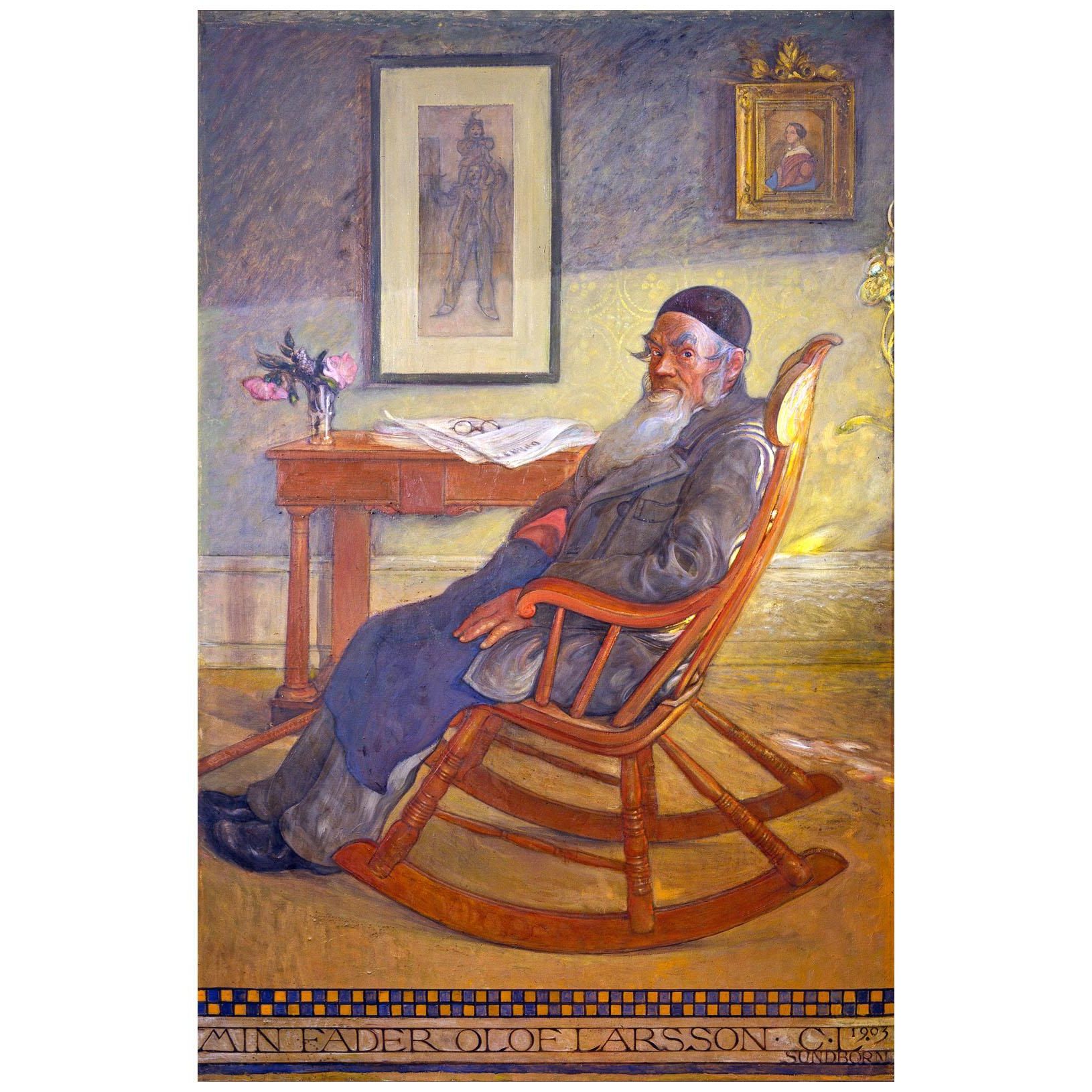 Carl Larsson. My Father Olof Larsson. 1903. Thielska Galleriet Stockholm