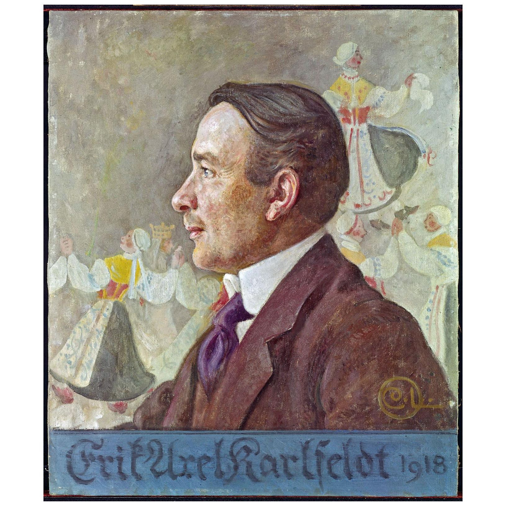 Carl Larsson. Erik Axel Karlfedt. 1918. Nationalmuseum Stockholm
