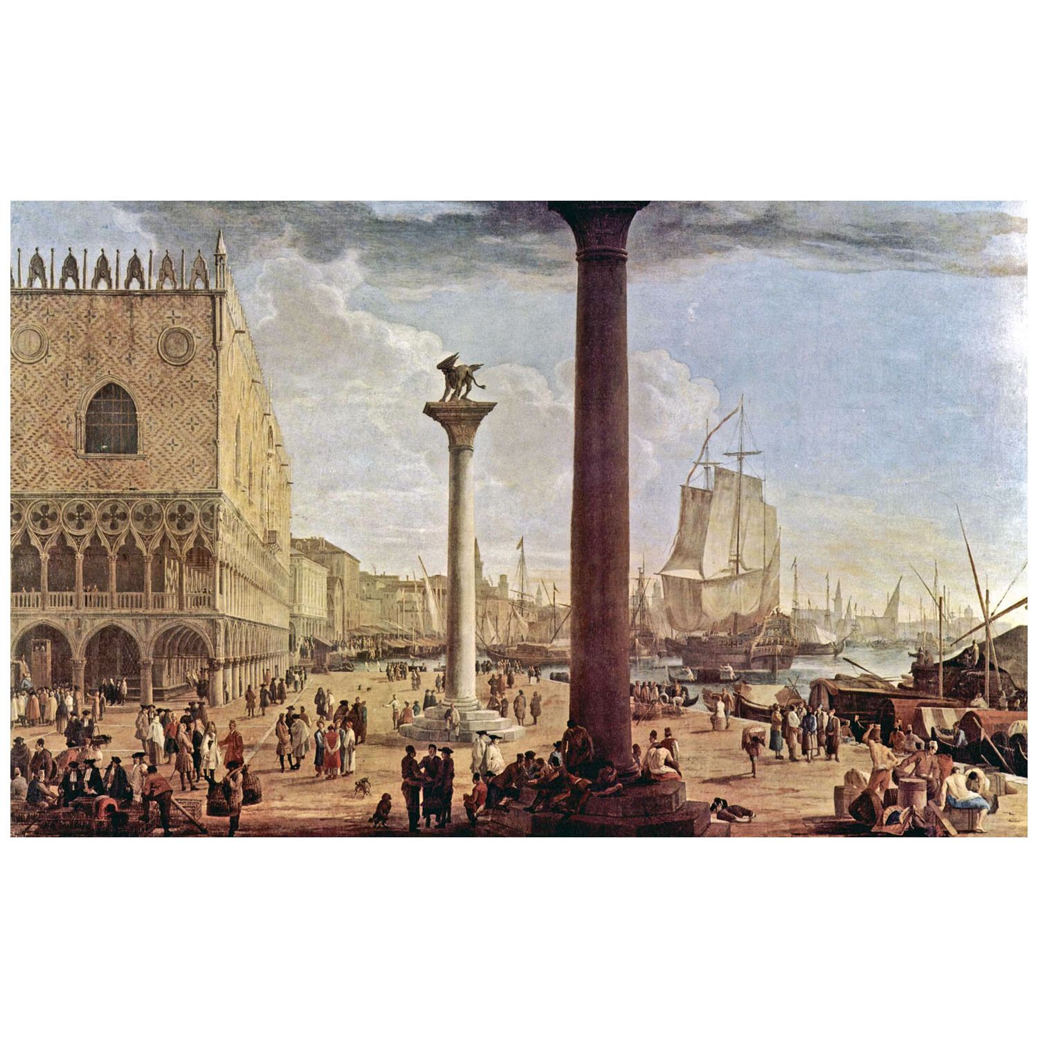 Luca Carlevarijs. Veduta di Piazza San Marco. 1710. Palazzo Corsini Roma