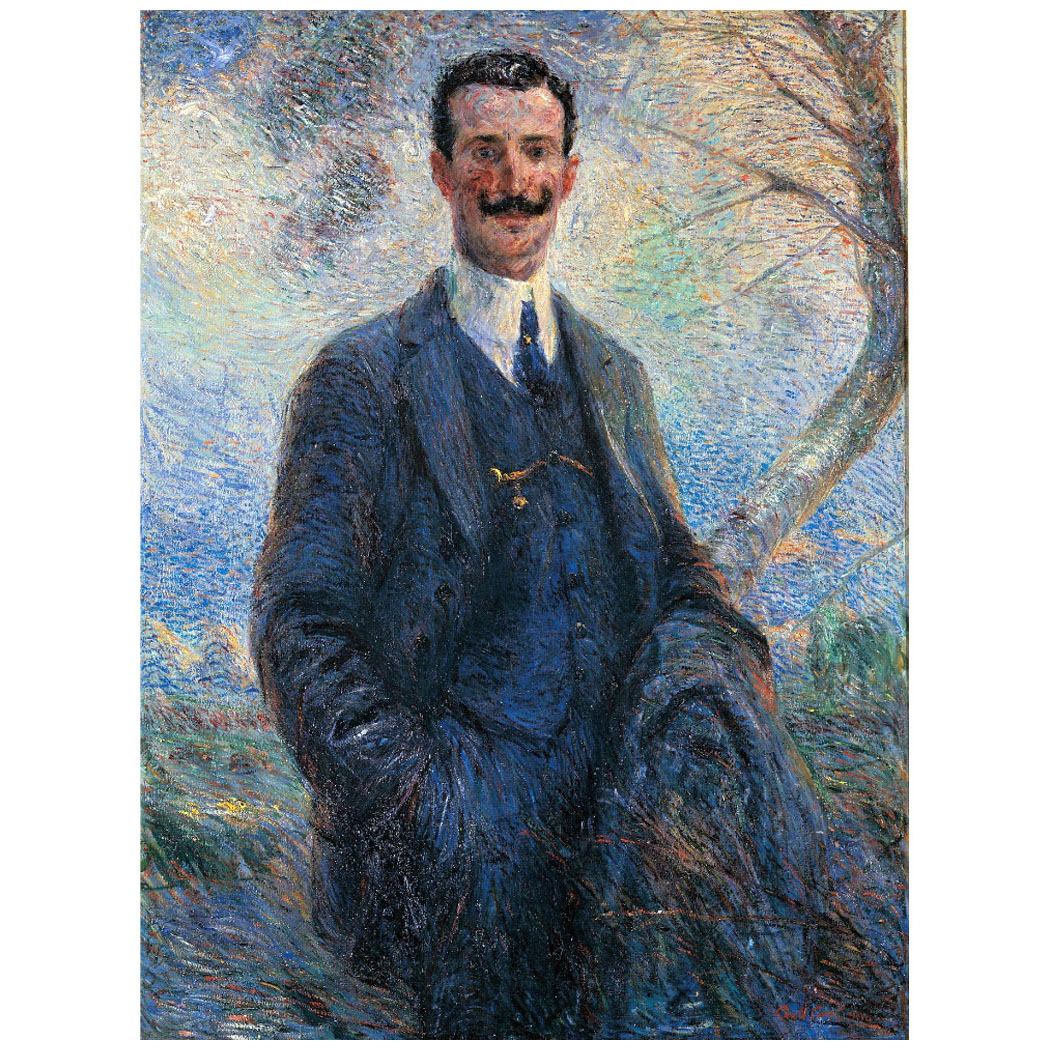 Carlo Carra. Autunno. Ritrato di Emilio Colombo. 1909. Brera Modern, Milano