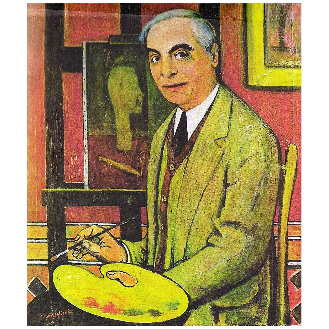 Cesare Breveglieri. Ritratto di Carlo Carra. 1935