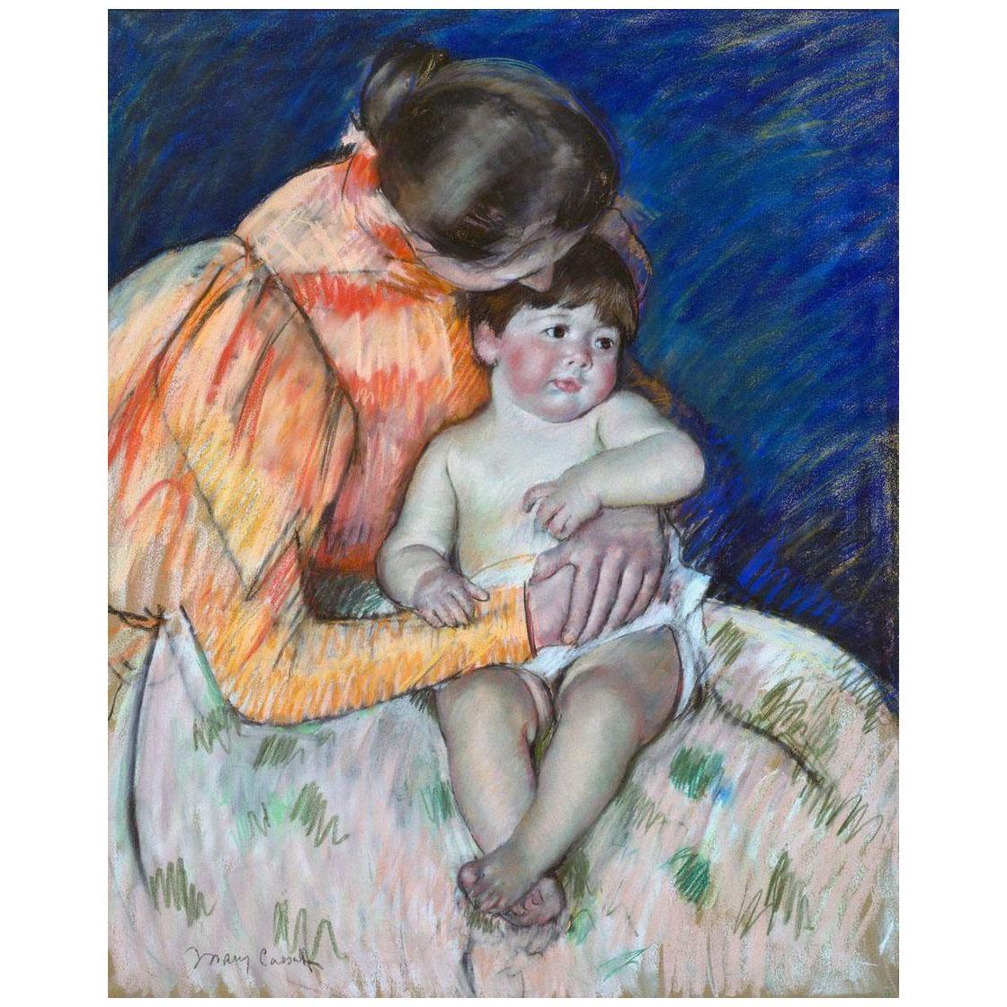 Mary Cassatt. Mother and Child. 1893. Pushkin Museum Moscow