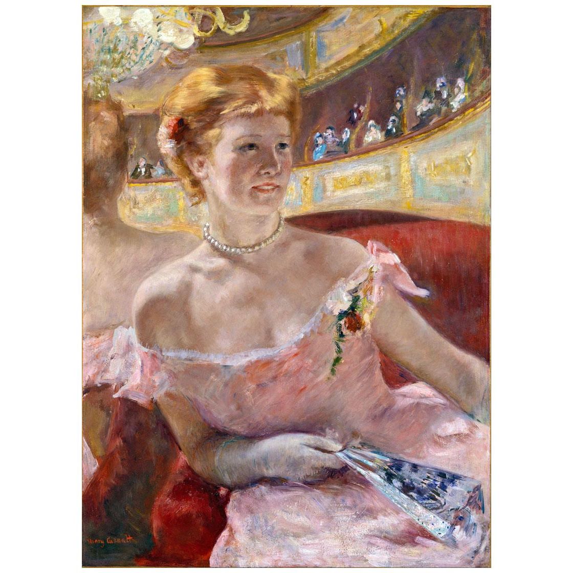 Mary Cassatt. Woman with a Pearl Necklace. 1879. Philadelphia Museum of Art