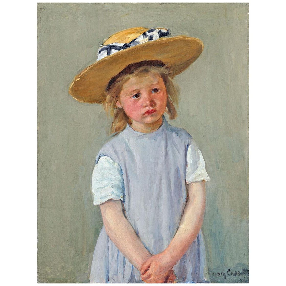 Mary Cassatt. Child in a Straw Hat. 1886. National Gallery Washington