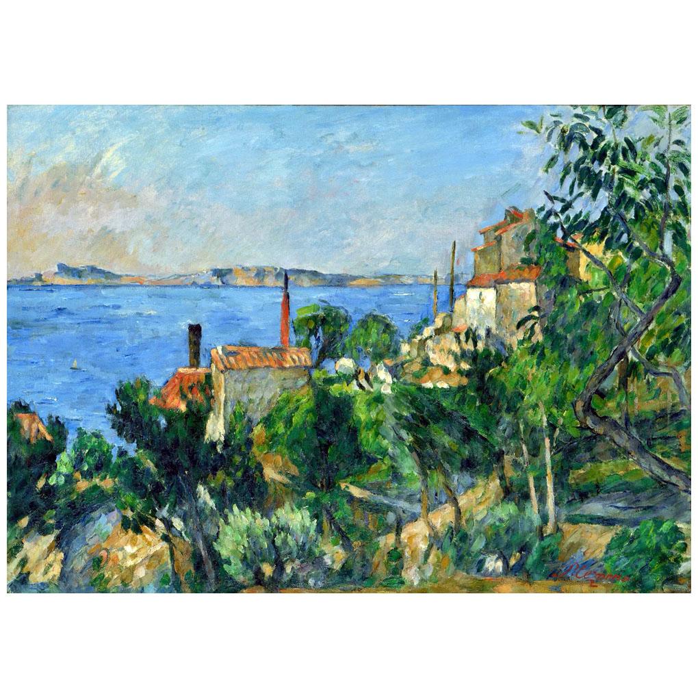Paul Cezanne. La mer à l'Estaque. 1876. Kunstmuseum, Zurich