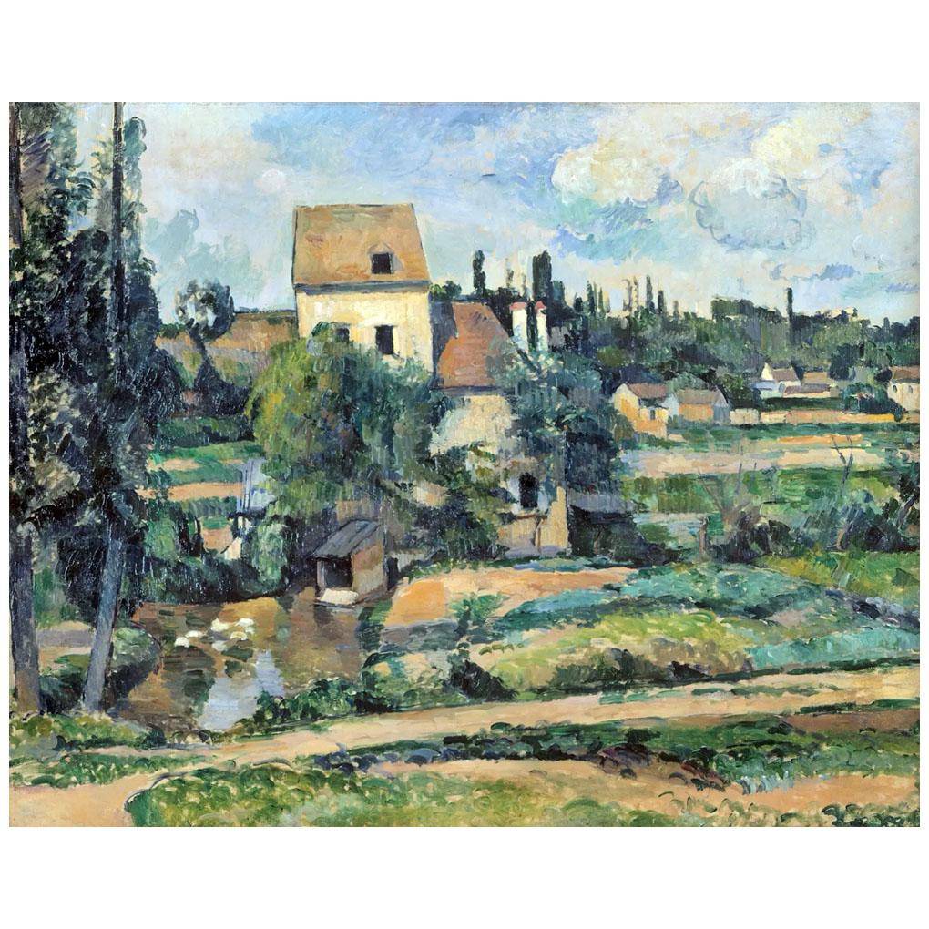 Paul Cezanne. Moulin de Pontoise. 1878. Gemaldegalerie, Berlin