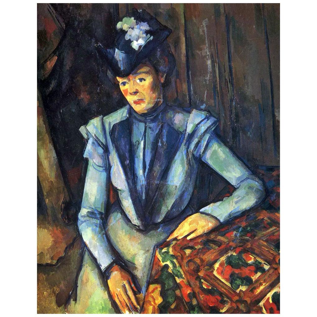 Paul Cezanne. La dame en bleu. 1902. Hermitage, Saint Petersburg