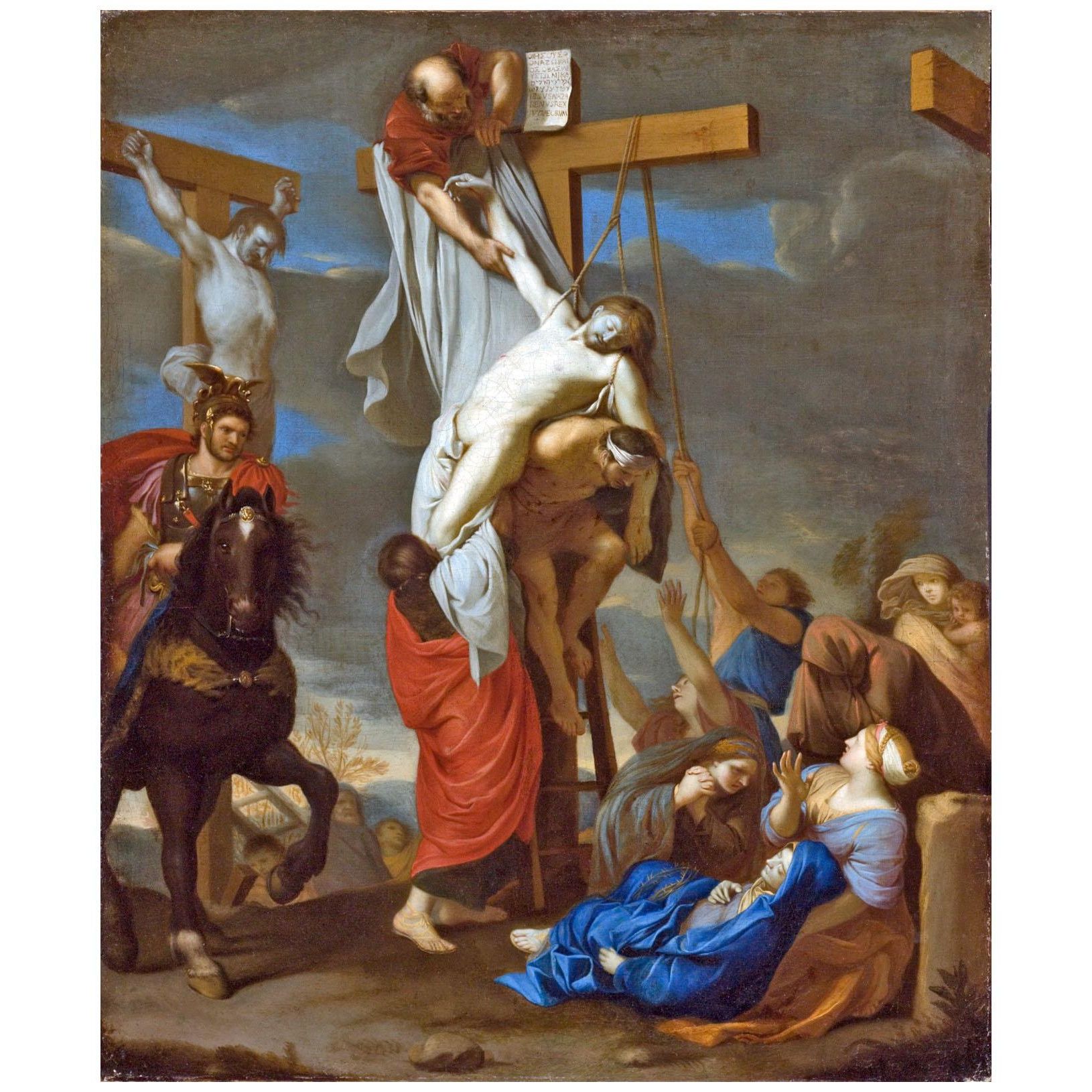 Charles Le Brun. La descente de croix. 1648. LACMA Los Angeles