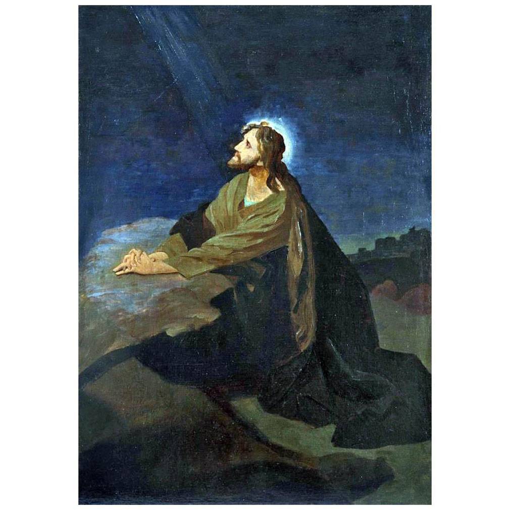 Mikalojus Ciurlionis. Christ on the Mount of Olives. 1909