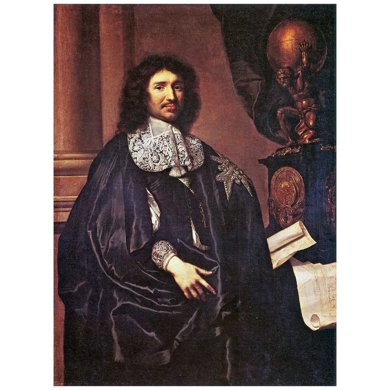 Claude Lefebvre. Jean-Baptiste Colbert. 1666. Château de Versailles