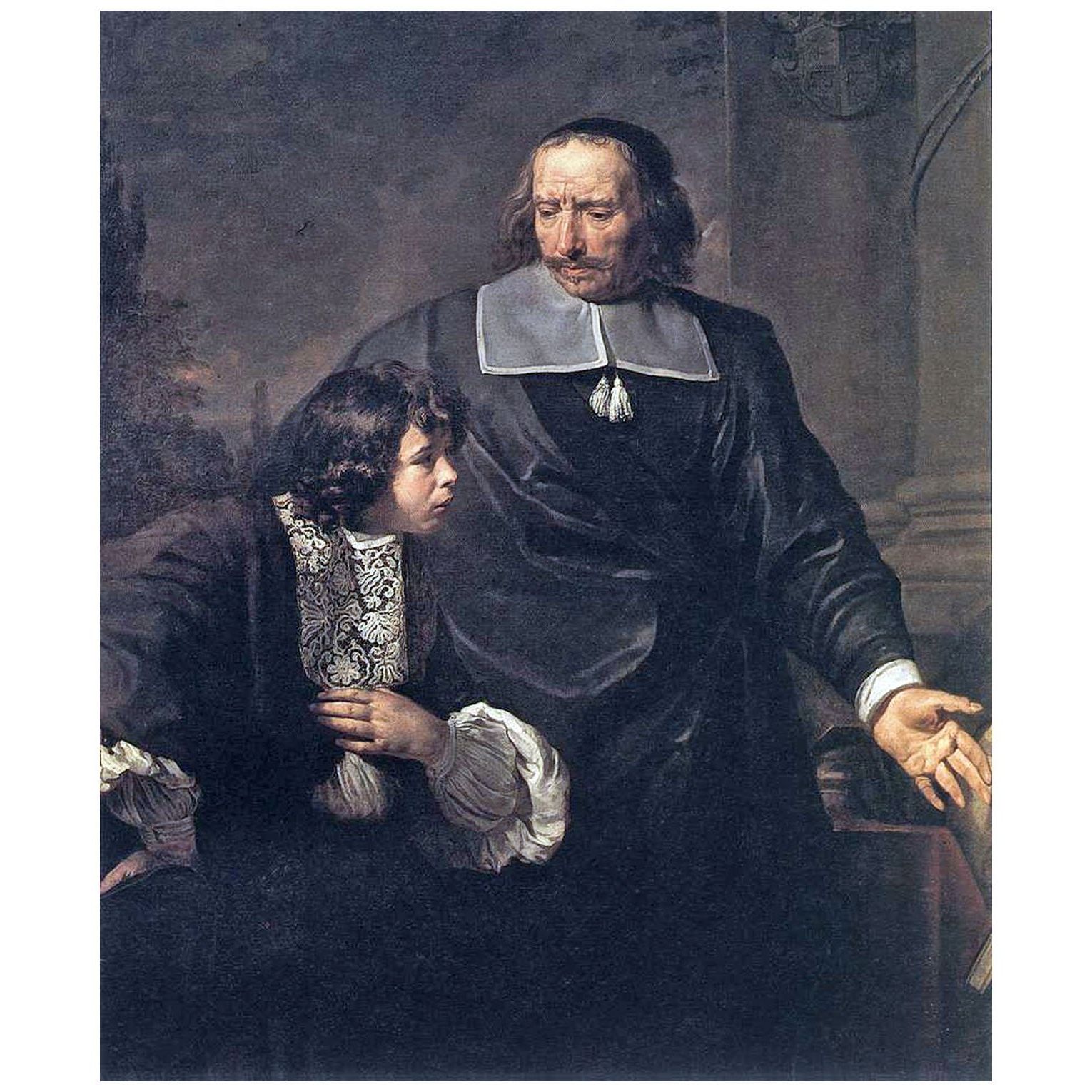 Claude Lefebvre. Professeur et son élève. 1660s. Musee du Louvre