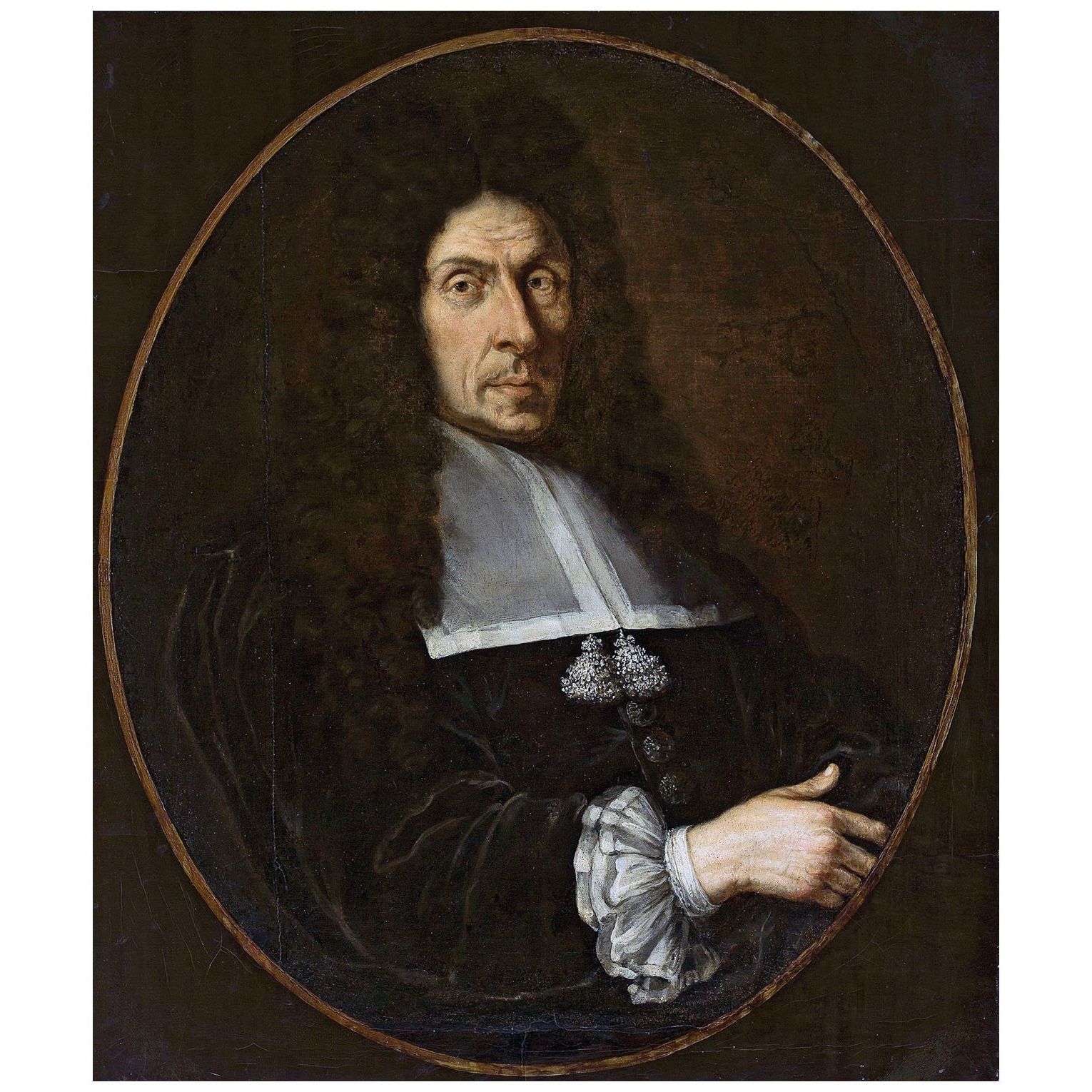 Claude Lefebvre. Homme dans perruque noire. 1669. Muzeum Narodowe w Warszawie