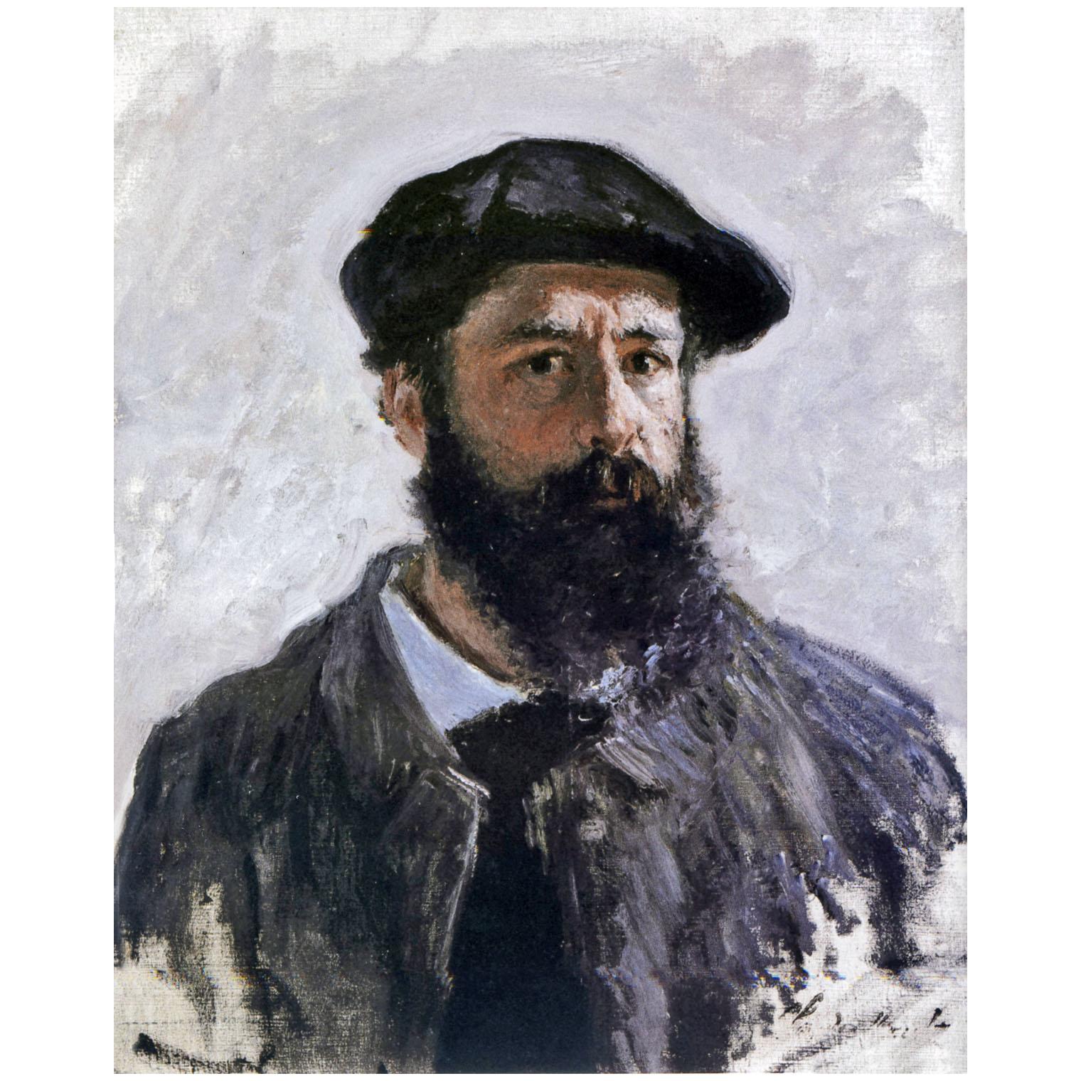 Claude Monet. Autoportrait en beret. 1886. Private collection