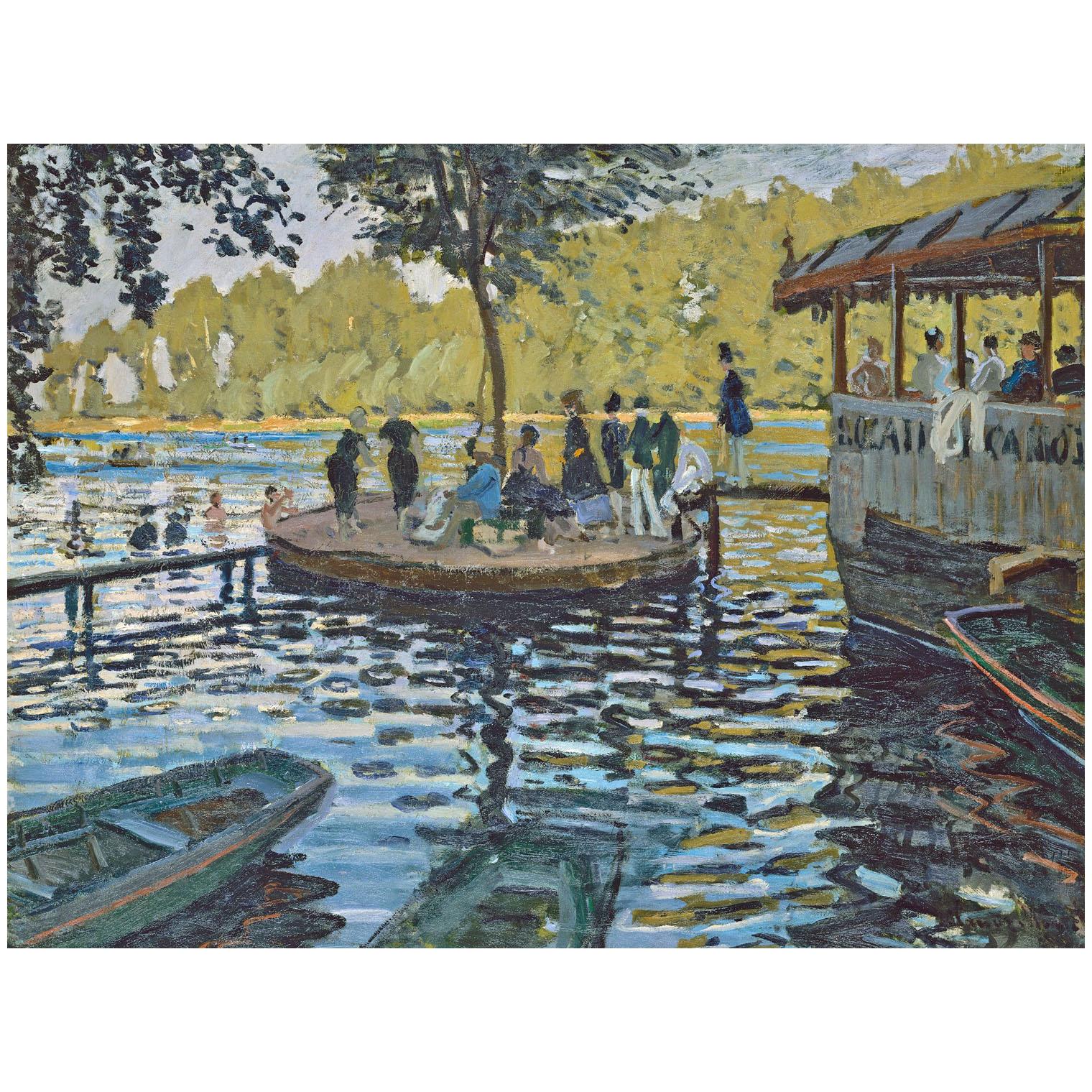 Claude Monet. La Grenouillère. 1869. Metropolitan Museum NY